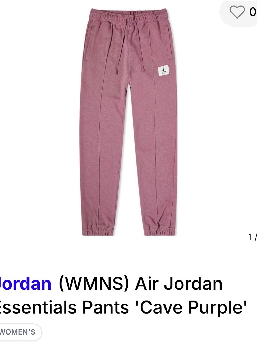 Women’s air jordan essentials sweatpants